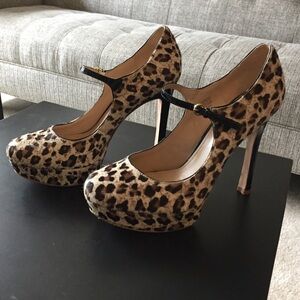 Joan & David Leopard Print Heels